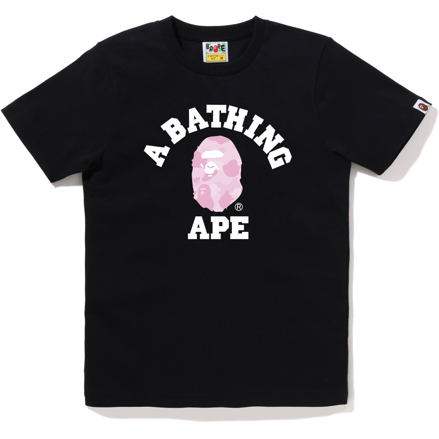 PASTEL COLOR CAMO COLLEGE TEE LADIES