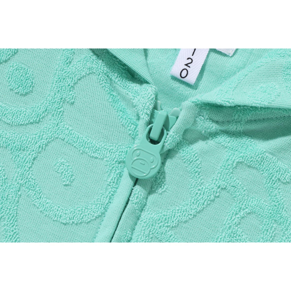 ALL BABY MILO PILE ZIP HOODIE KIDS